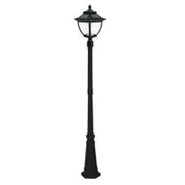 Pagoda Bulb Solar Lamp Post - Single Lamp