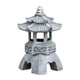 thumbnail image 1 of Pagoda Garden Statues Solar Powered Statue Japanese Garden Outdoor Zen Decorations For Home Yard Sculptures & Statues Home Decor, 1 of 7