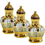 Pagoda Perfume, Arabic Eau de Parfum, Gold Arabian Concentrated Perfume Oil, Arabian Perfume Oil for Women, Luxury Products From Dubai, Long Lasting Personal Perfume Oil(3 pcs)
