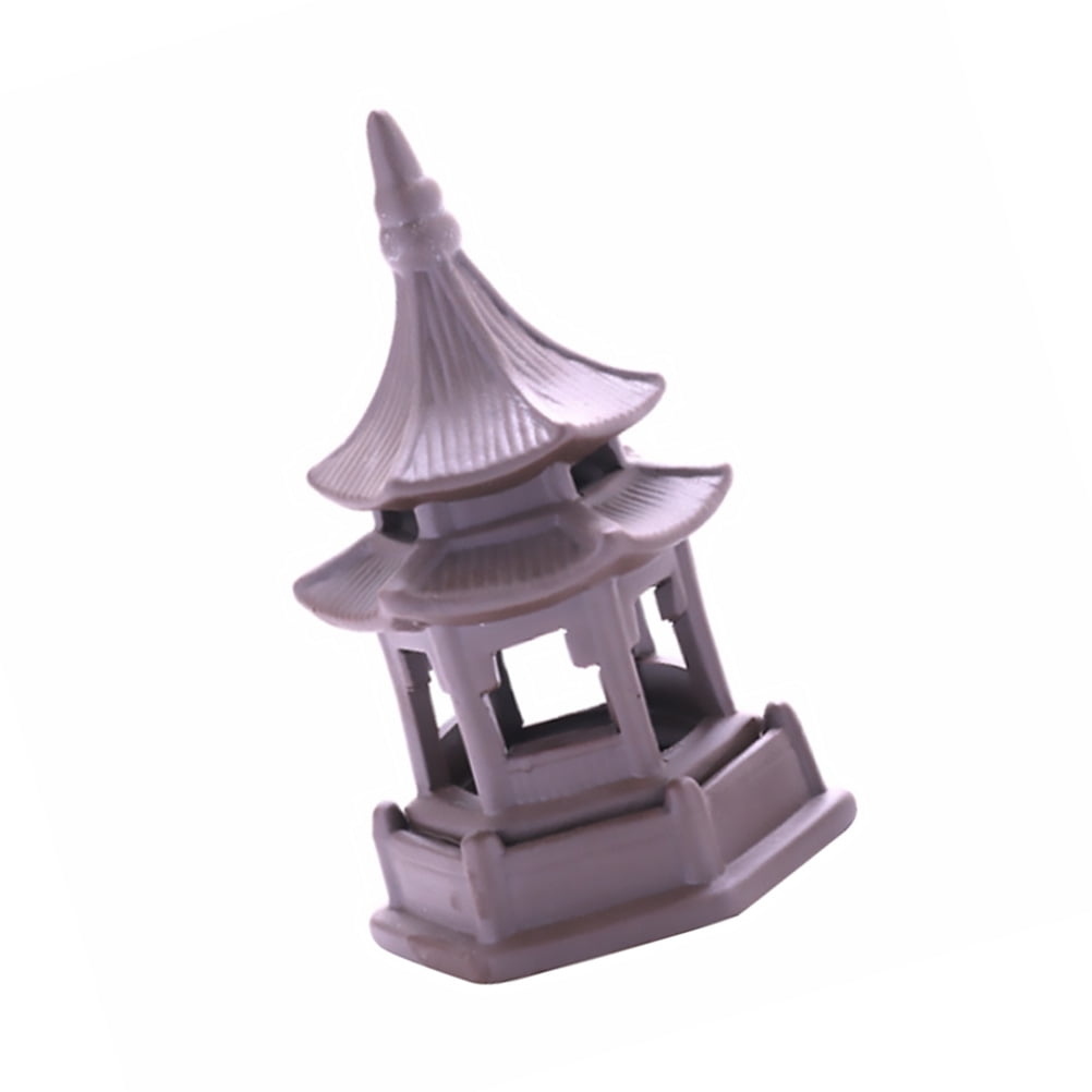 Pagoda Shrimp House Desk Accessories Aquarium Pavilion Japanese Decor