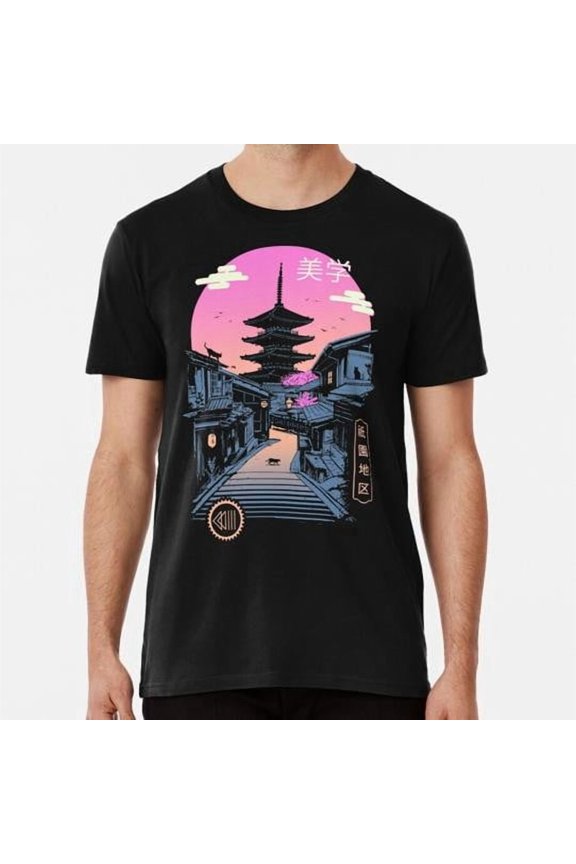 Pagoda Wave Aesthetics Size S to 5XL Made in the USA T-Shirt