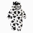 thumbnail image 1 of Paguaki Baby Boy Clothes Long Sleeve Footed Long Sleeve Baby Pajamas with Zipper Cotton Sleepers 0 6 9 12 18 Months Cute Cartoon Printed Hooded Jumpsuit, 1 of 6