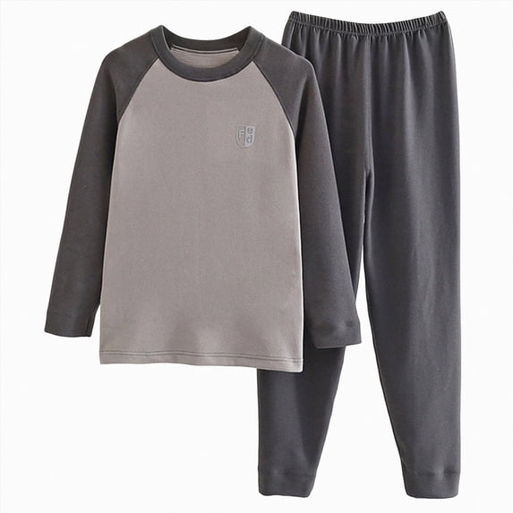 Paguaki Boy Kids Fall Pajamas Big Boys Girls Pajamas Set Kids PJs Cotton Sleepwear