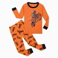 thumbnail image 1 of Paguaki Boy Pajamas Long Sleeve Top And Pants 2-Piece Spring Summer Winter Warm Home Wear Sleepwear Set 2-9 T, 1 of 9