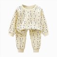 thumbnail image 1 of Paguaki Boys Pajamas Long Sleeve Set Boys Basic Print Pajama Set Snug Long Sleeve Sleepwear, 1 of 6