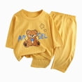 thumbnail image 1 of Paguaki Girl Pajamas Girls Pajamas 2 Set Cotton Sleepwear Toddler Clothes Kids Baby PJs 12 18 Months, 1 of 4