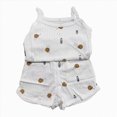 thumbnail image 1 of Paguaki Girls Toddler Baby Summer Clothes 3 6 12 18 Months 2T 3T 4T 5T Girls Outfits Sleeveless Tank Top and Shorts Set, 1 of 6