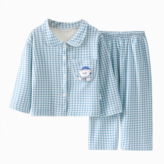 Paguaki Kid Pajamas Girls Pajamas Set Long Sleeve PJs Pajamas