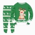 thumbnail image 1 of Paguaki Kids Christmas Pajamas Cotton Long Sleeve Matching Holiday Pjs Set Toddler Boys Girls Xmas Jammies Xmas Set, 1 of 5