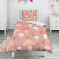 thumbnail image 1 of Pahhjsa Pink Mushroom Single Child Quilt Covers, 1 of 6