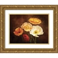 thumbnail image 1 of Pahl, Janel 14x12 Gold Ornate Wood Framed with Double Matting Museum Art Print Titled - Poppy Perfection II, 1 of 4