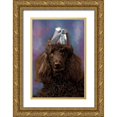 thumbnail image 1 of Pahl, Janel 17x24 Gold Ornate Wood Framed with Double Matting Museum Art Print Titled - Lady Pood, 1 of 4