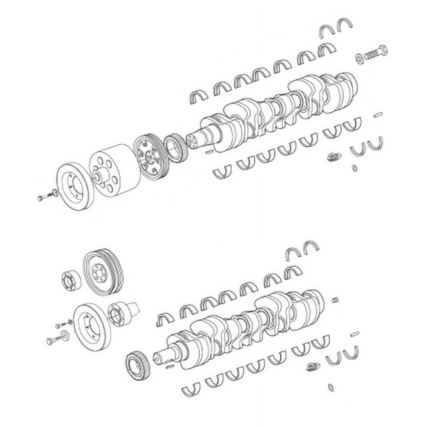 Pai 202010 Engine Crankshaft Vibration Damper Ntc 335 Tapered Nose 13
