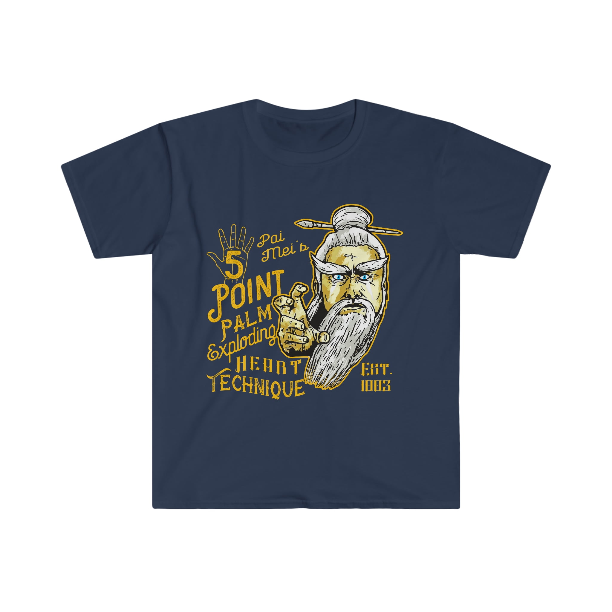 Pai Mei 5 Point Palm Exploding Heart technique T-Shirt - Walmart.com