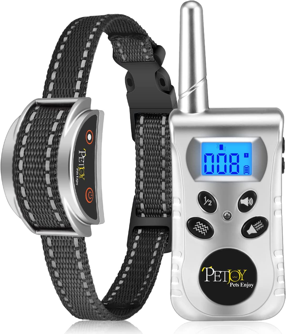 PaiPaitek Vibrating Dog Collars with Remote,No Shock Dog&Cat Training Collar,Dog Vibration