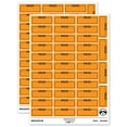 thumbnail image 1 of Paid Blank Box for Date Signature Invoice Sticker Set - Orange - Matte Finish - 1.5" Small, 1 of 7