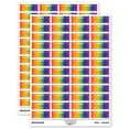 thumbnail image 1 of Paid Blank Box for Date Signature Invoice Sticker Set - Rainbow - Gloss Finish - 1.25" Mini, 1 of 7
