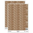 thumbnail image 1 of Paid Details Cash Check Credit Invoice Sticker Set - Brown - Matte Finish - 1.5" Small, 1 of 7
