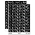 thumbnail image 1 of Paid Details Check Number Amount Date Invoice Sticker Set - Black - Gloss Finish - 1.75" Medium, 1 of 7