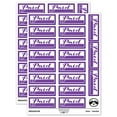 thumbnail image 1 of Paid Details Check Number Date Invoice Sticker Set - Purple - Matte Finish - 2.00" Large, 1 of 7