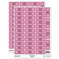 thumbnail image 1 of Paid Double Line Border Invoice Sticker Set - Light Pink - Matte Finish - 1.5" Small, 1 of 7