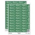 thumbnail image 1 of Paid in Full Checkmarked Box Invoice Sticker Set - Dark Green - Matte Finish - 1.5" Small, 1 of 7