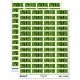 thumbnail image 1 of Paid in Full Checkmarked Box Invoice Sticker Set - Light Green - Gloss Finish - 1.25" Mini, 1 of 7