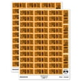 thumbnail image 1 of Paid in Full Checkmarked Box Invoice Sticker Set - Orange - Gloss Finish - 1.5" Small, 1 of 7