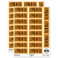 thumbnail image 1 of Paid in Full Checkmarked Box Invoice Sticker Set - Orange - Gloss Finish - 2.00" Large, 1 of 7