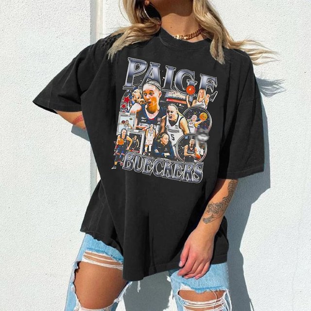 Paige Bueckers Buckets Unisex Tshirt, Basketball Player Slam Dunk