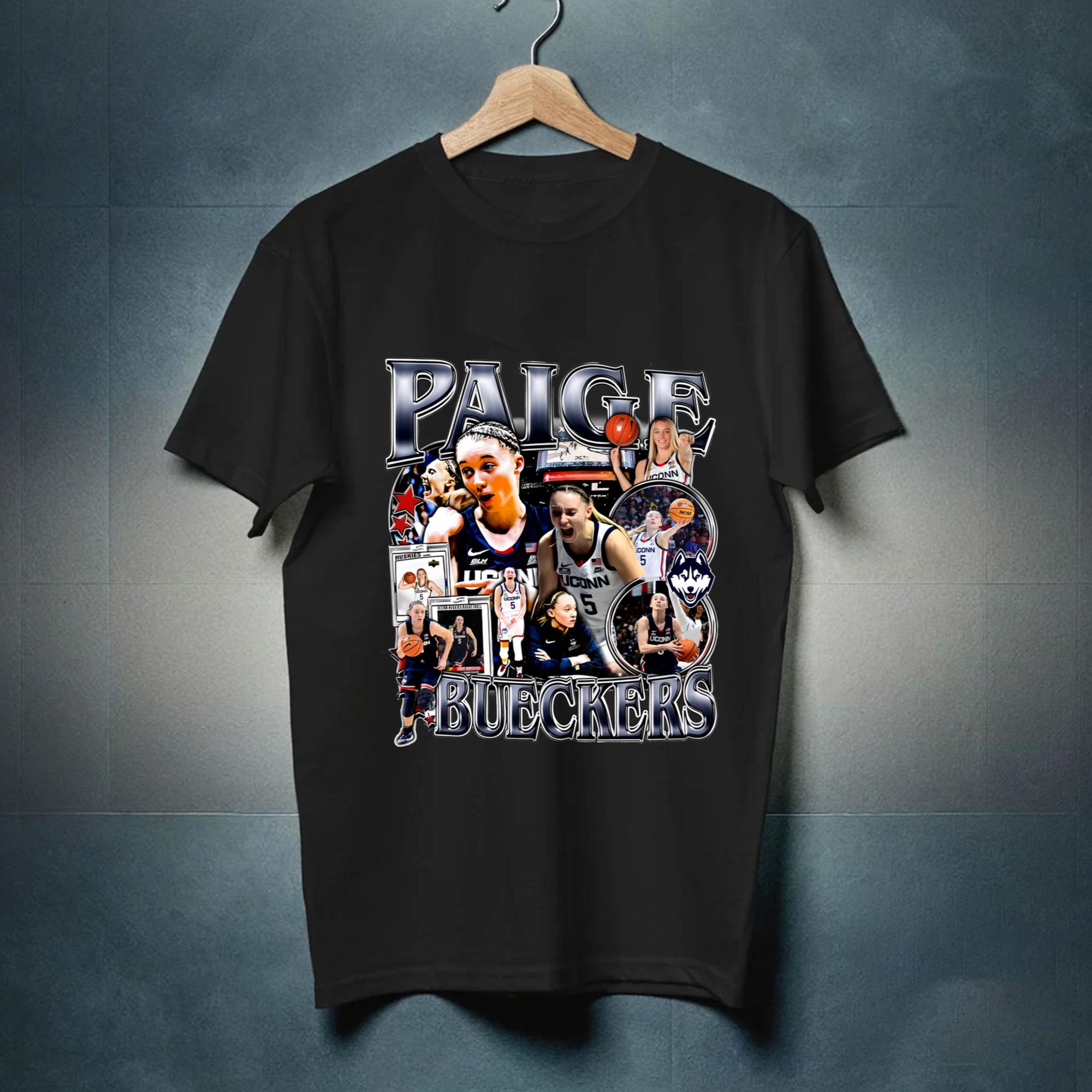 Paige Bueckers Buckets Unisex Tshirt, Basketball Player Slam Dunk