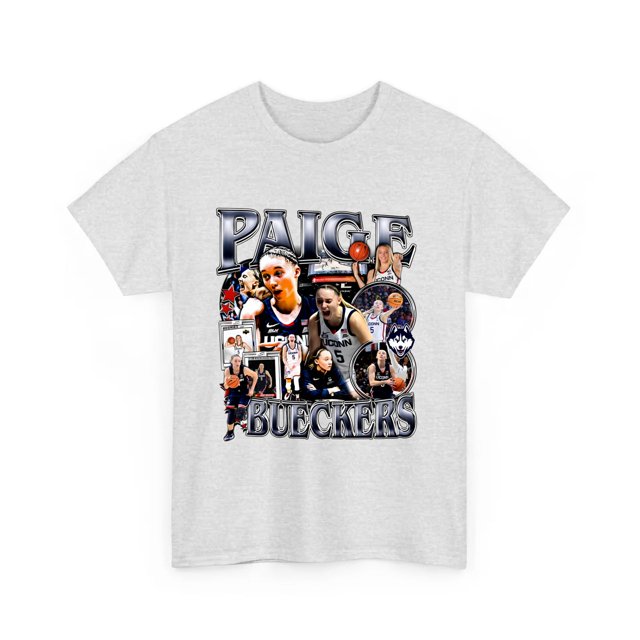 Paige Bueckers Buckets Unisex Tshirt, Basketball Player Slam Dunk
