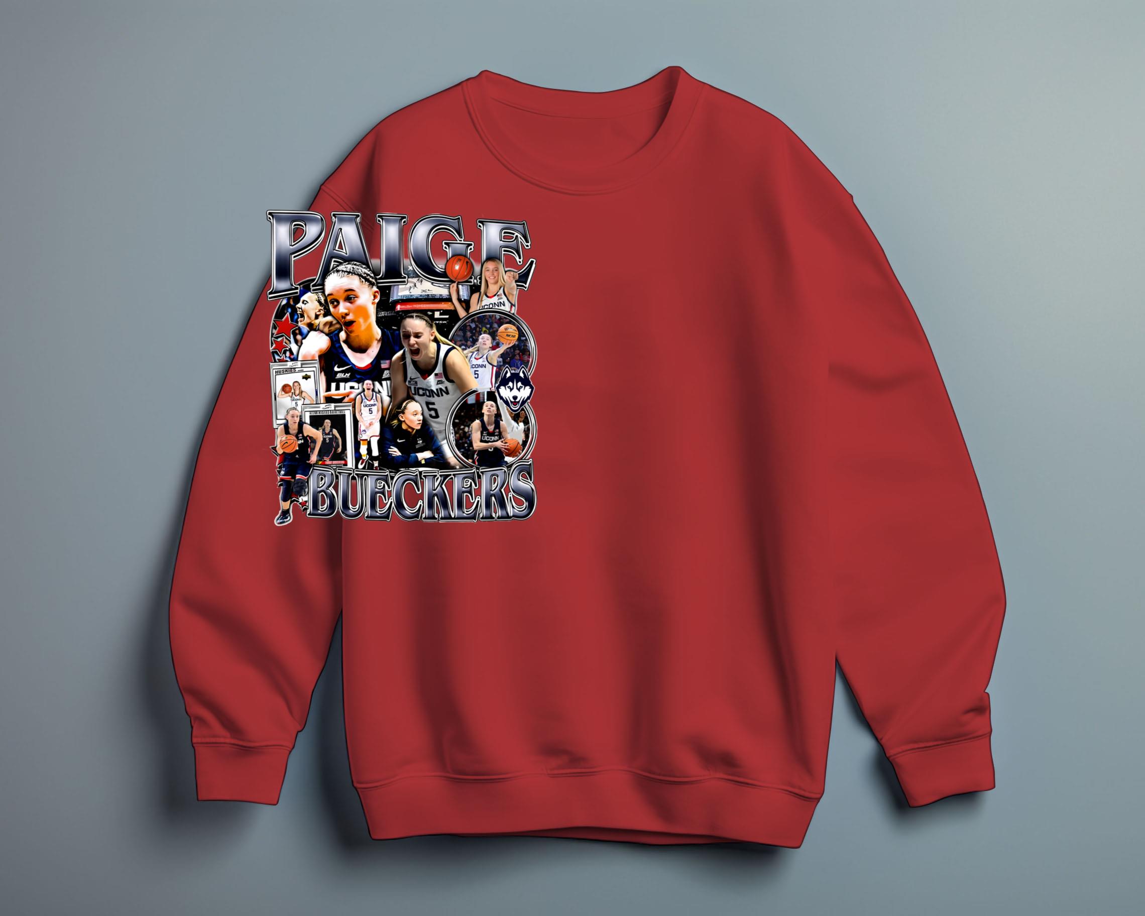 Paige Bueckers Buckets Unisex Tshirt, Basketball Player Slam Dunk