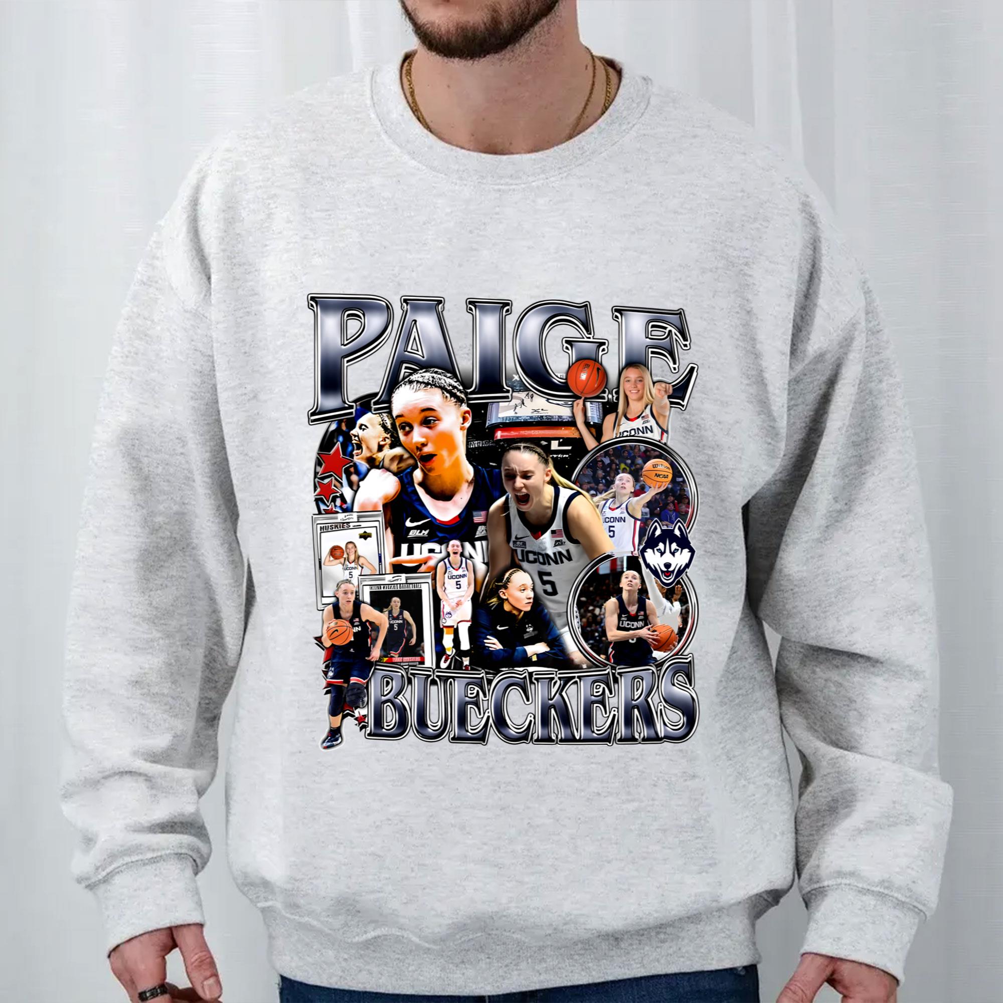 Paige Bueckers Buckets Unisex Tshirt, Basketball Player Slam Dunk