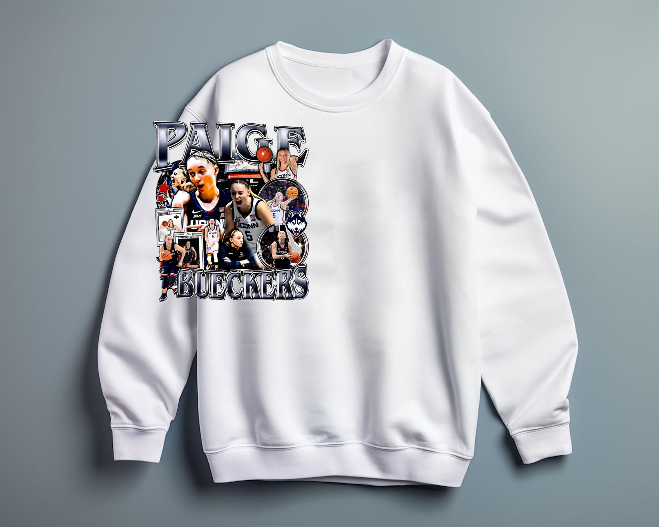 Paige Bueckers Buckets Unisex Tshirt, Basketball Player Slam Dunk