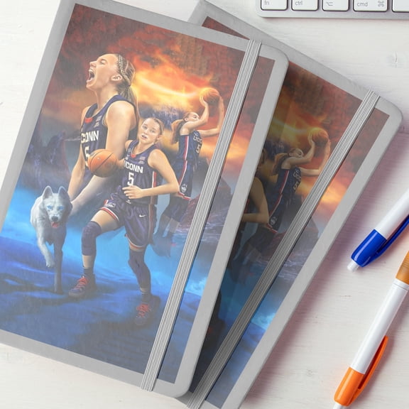 Paige Bueckers Custom Printed Notebook.