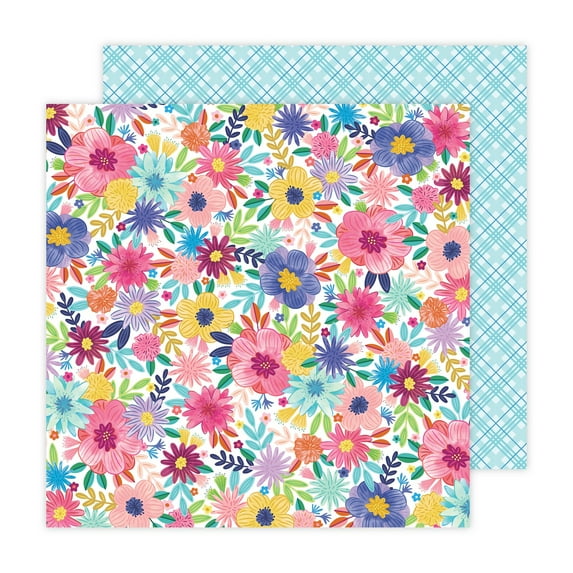 Paige Evans Blooming Wild Double-Sided Cardstock 12"X12"-#24