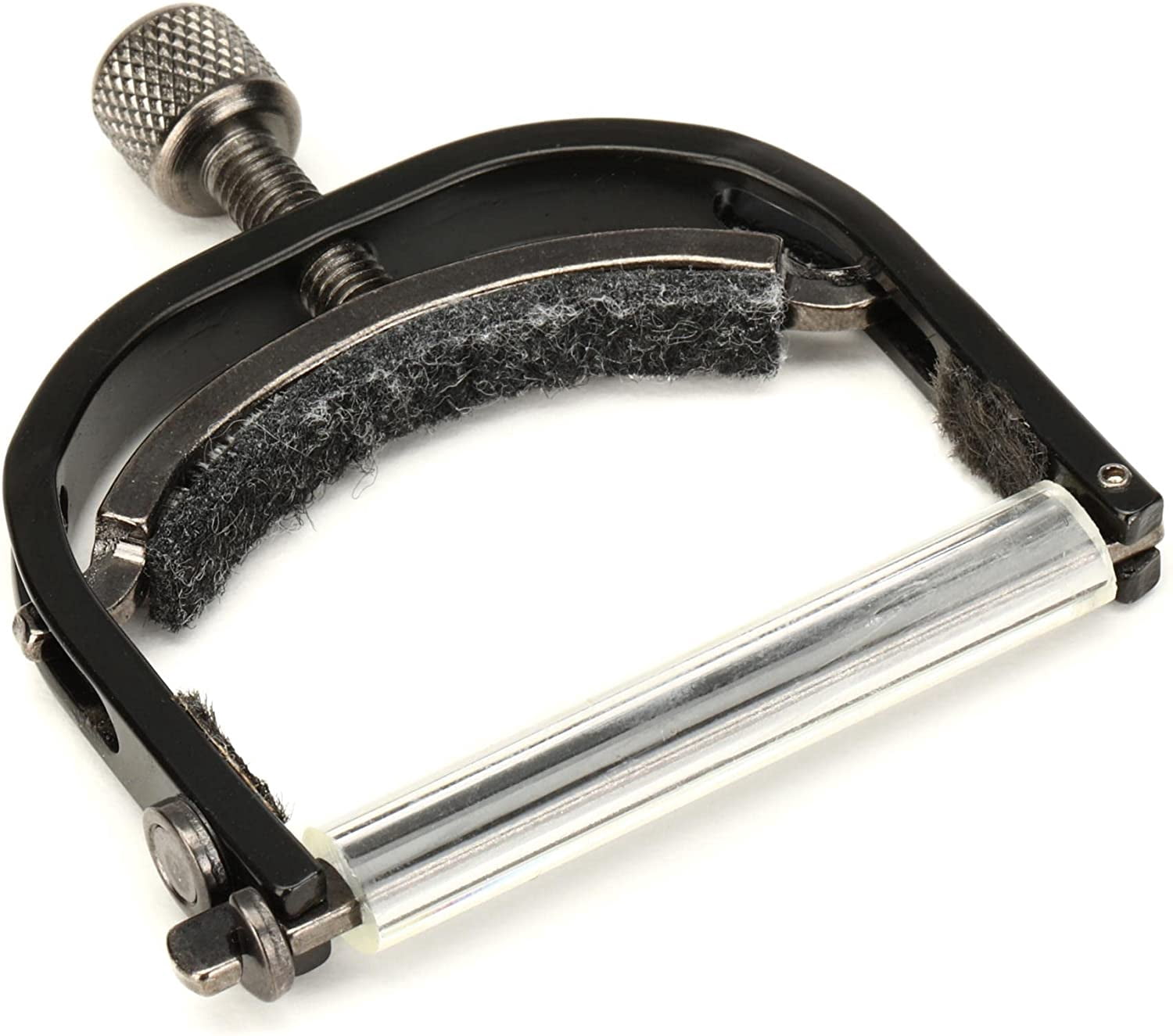 Paige Musical PBEW Banjo/Mandolin Capo-Fits up to the 4th Fret on a 5-String - Black Multi-Colored