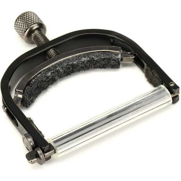 Paige Musical PBEW Banjo/Mandolin Capo-Fits up to the 4th Fret on a 5-String - Black Multi-Colored