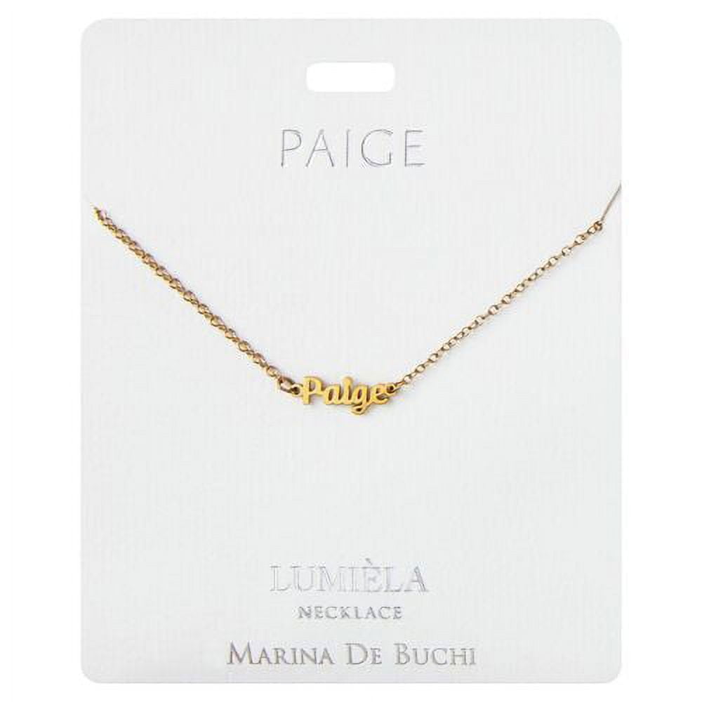 Marina de buchi initial on sale necklace