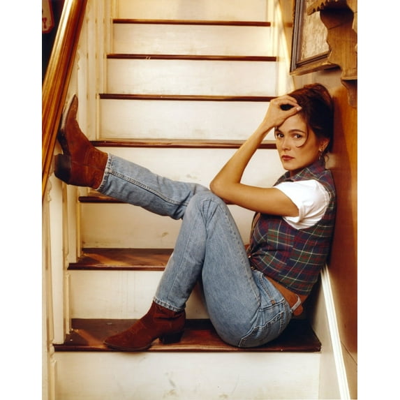 Paige Turco Posed in Stairs Photo Print (8 x 10)