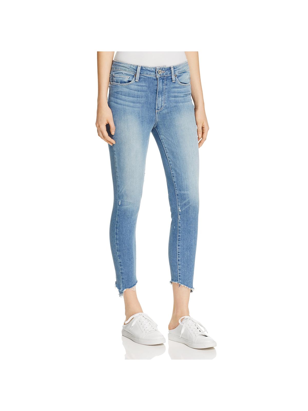 Paige Womens Hoxton Classic Rise Denim Cropped Jeans - image 1 of 2