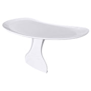 Pail Buddies Bumbo Seat Tray, Rectangular Eating Tray Attachment for Bumbo Floor Seat, White