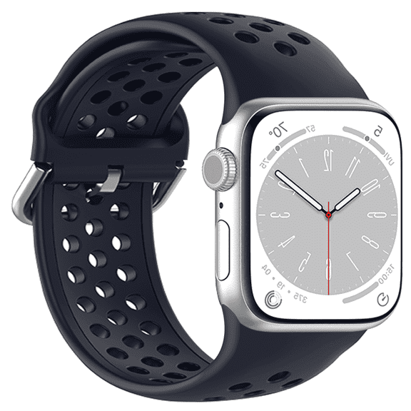 Pailebi Bands Compatible with Apple Watch 46mm 42mm 44mm 45mm 49mm,Silicone Sport Strap for iWatch Ultra/Ultra 2/SE/SE 2 Series 10 9 8 7 6 5 4 3 2 1(42/44/45/46/49MM,Blue)