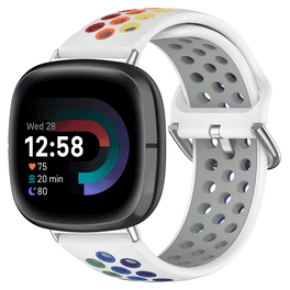 Fitbit Versa 2 Smartwatch, Carbon, Silicone Band, Black, Wi