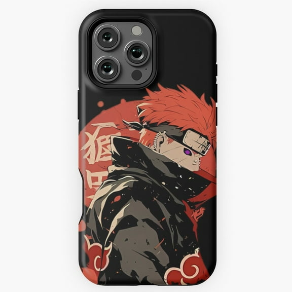 Pain Nagato Akatsuki Anime Art Phone Case for iPhone 16 15 14 13 12 11 Pro Max