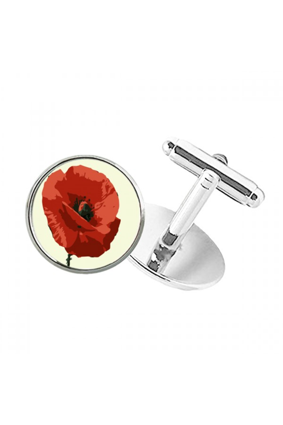 Pain Relief Belgium Round Button Cuff Clip Stud Cufflinks