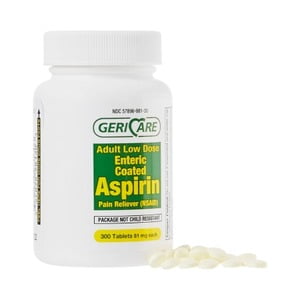 Pain Relief Geri-CareÂ® 81 mg Strength Aspirin Tablet 300 per Bottle