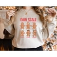 thumbnail image 1 of Pain Scale Gingerbread Sweatshirt, Christmas Sweatshirt, Christmas Cookies Hoodie, Christmas Gift for Nurse, Xmas Holiday,Gift for Christmas, 1 of 3