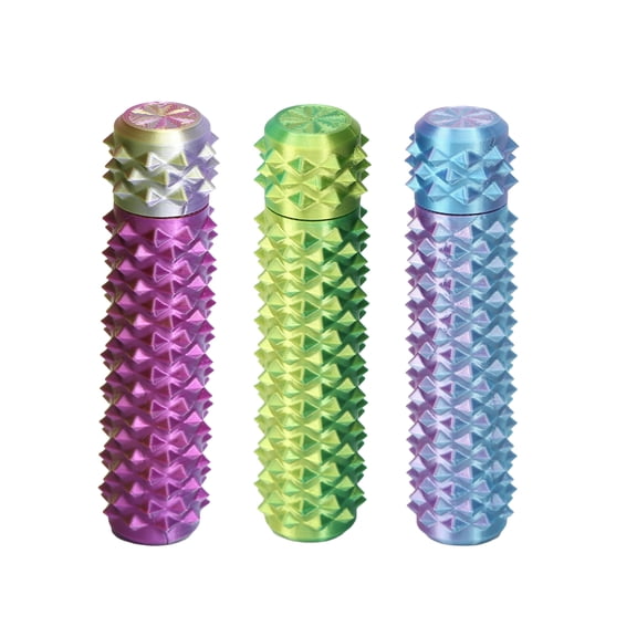 Pain Stim Fidget Toys for Adults: Rotating Spiky Grippie for Anxiety Relief ,Pain Stim Fidget for Stress Office Classroom Desk (3 pack),Color Mixing 6